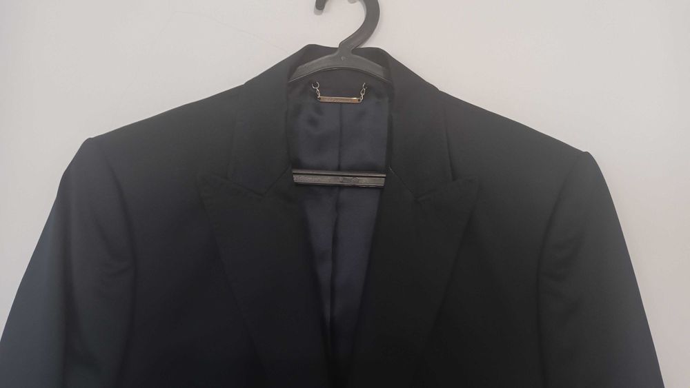 Blazer azul escuro da Decenio
