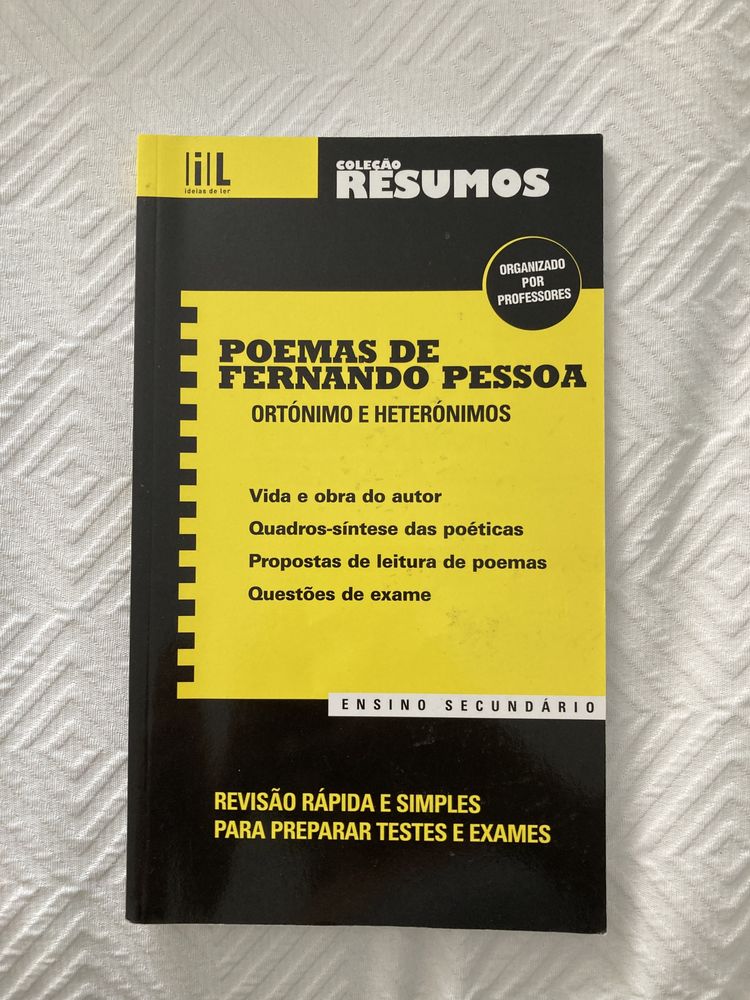 Livros de resumos de obras do secundário