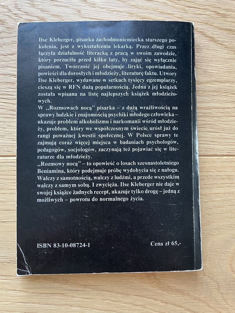 Ilse Kleberger   „Rozmowy nocą”