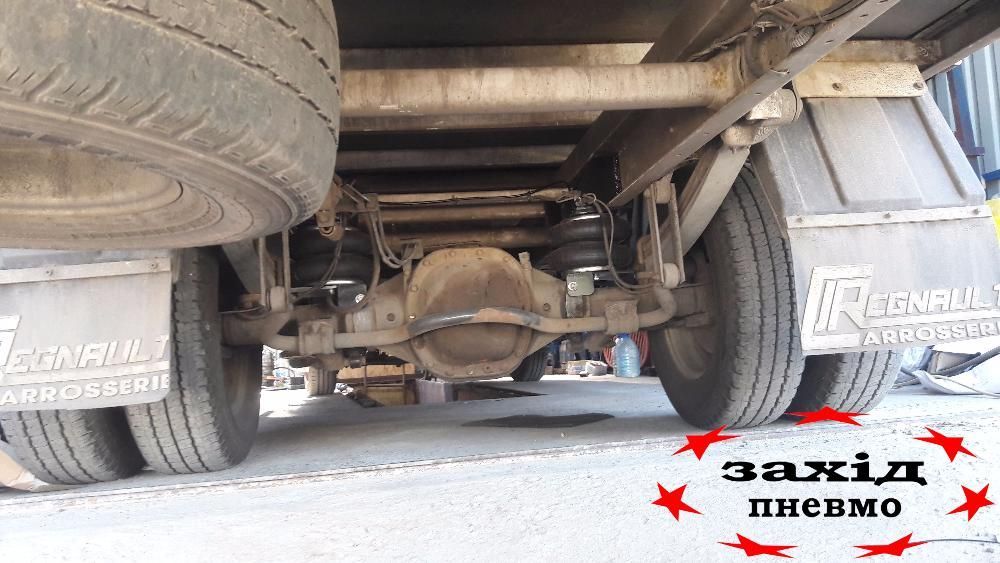 Пневмоподвеска на Renault Mascott  Рено Маскот Пневмоподушки Установка