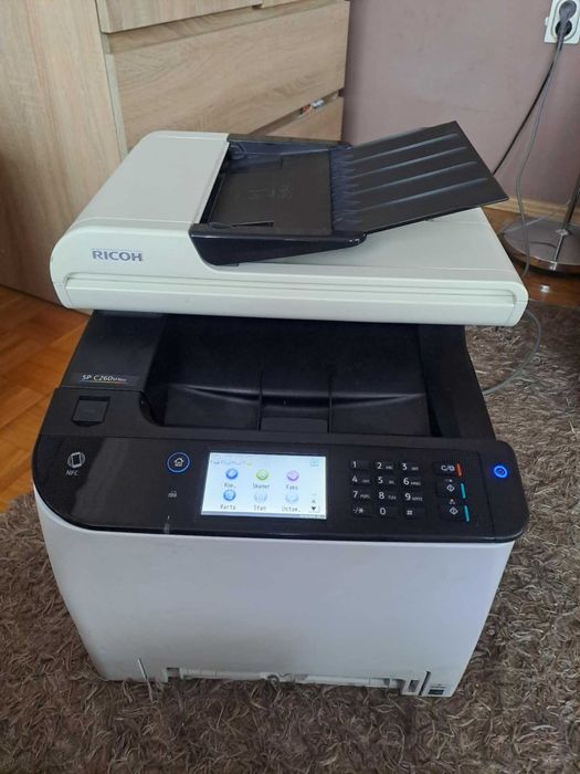 Ricoh SP C260SFNW na części - mały przebieg, uszkodzony pas transfer