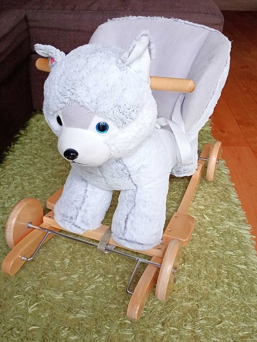 Bujak na biegunach / jeździk na kółkach 2w1 piesek husky