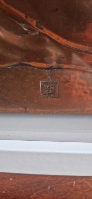 Obraz miedzioryt płaskorzeźba Maredsous Metiers d'art Belgia Picasso