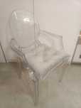 Krzesło Royal inspirowane Louis Ghost transparentne glamour
