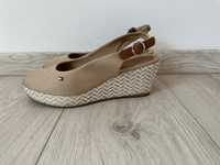 Sandały Tommy Hilfiger Elba r. 38 espadryle koturny.