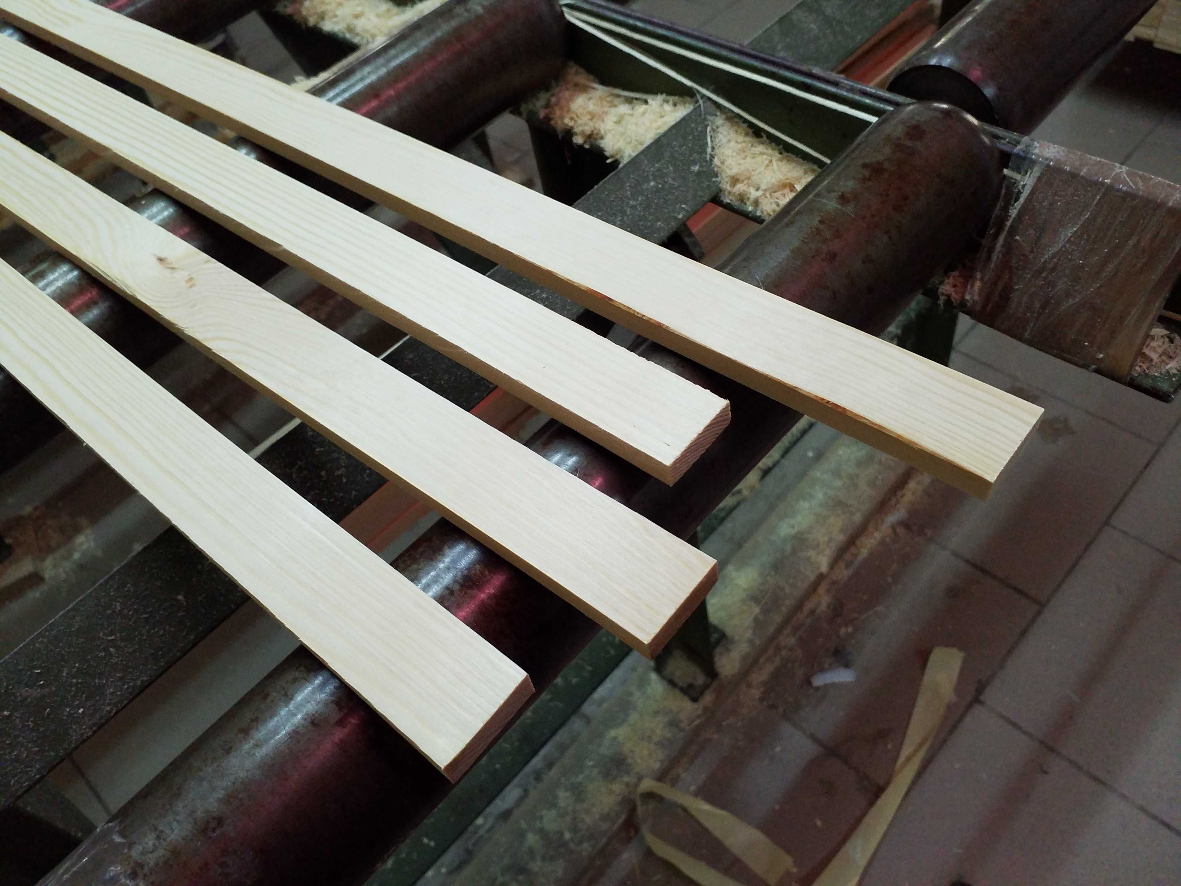 Listwa 10x30 mm prostokątna drewniana  strugana kantówka listewka