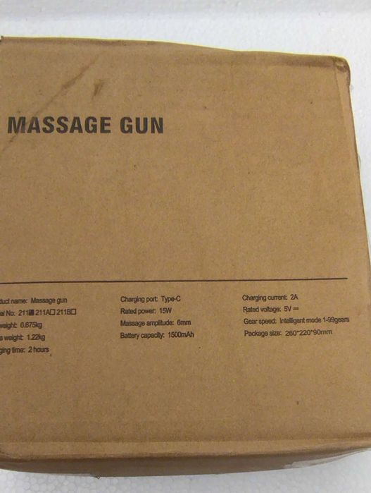 Вібраційний ударний масажер MX-35