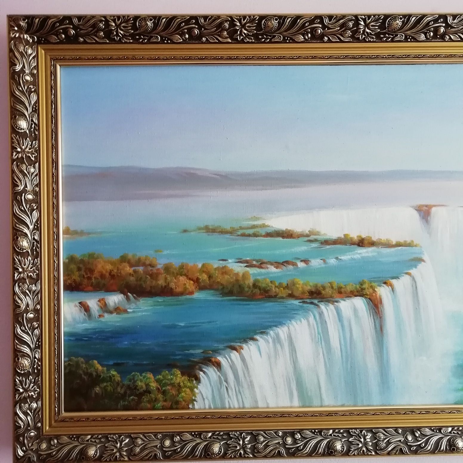 Картина олією "Водоспад"