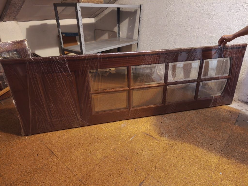 Portas de sala com vidro