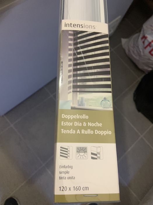 Estore Cortina em rolo de 1,20 x1,60 cm