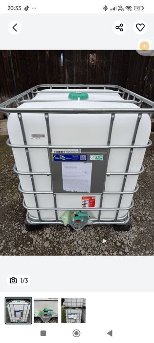 Mauzer na wodę 1000l