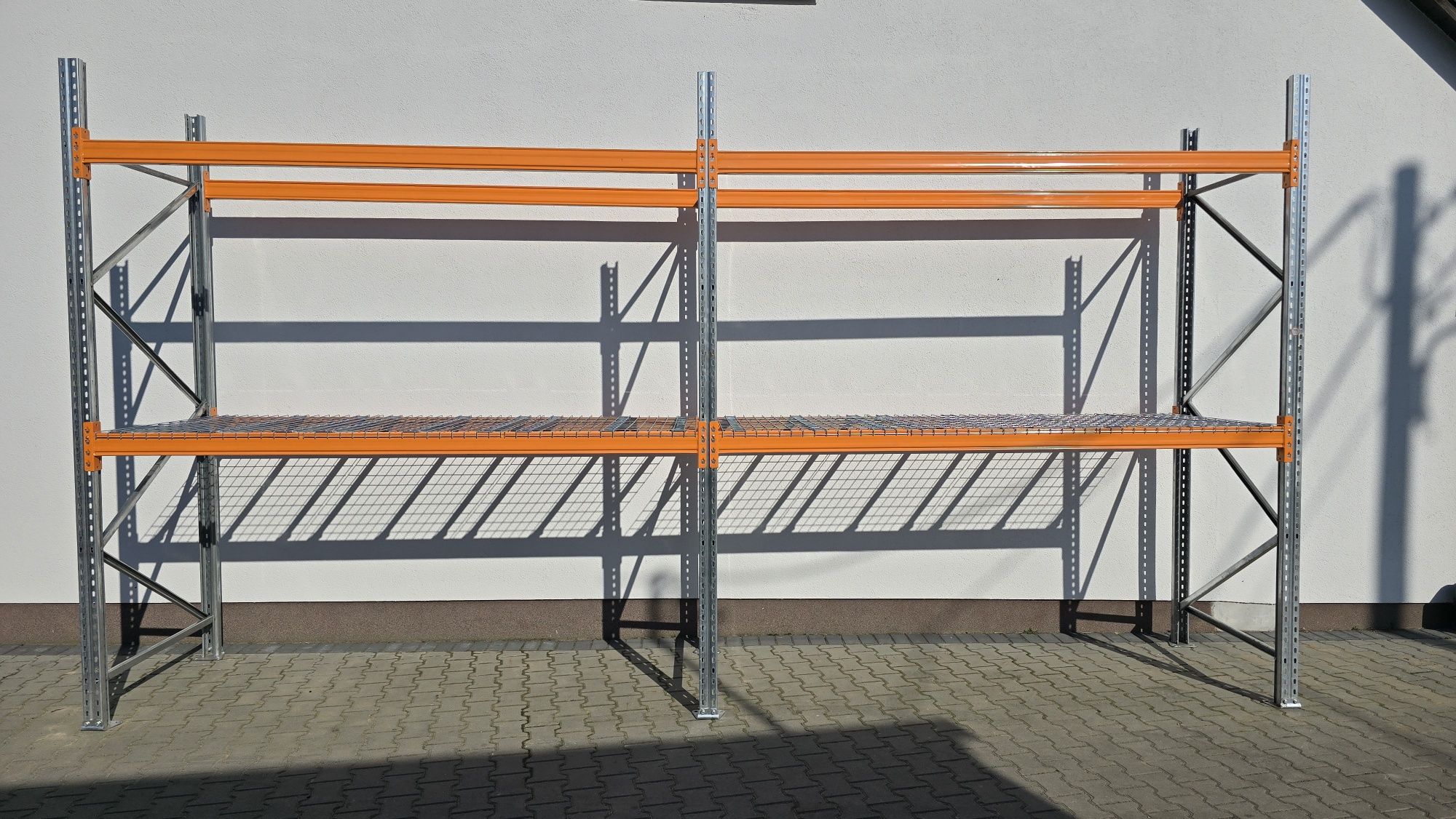 regał paletowy magazynowy promag z 2020 roku ocynk 600 kg 1 mp