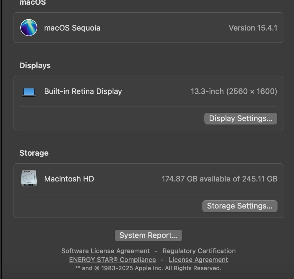 MacBook Pro 13’’ M1 - 8 GB, 256 GB, 2020