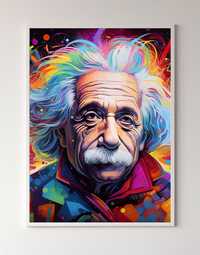 Piękne Umysły - Einstein v1 plakat A2 (42x59,4cm)