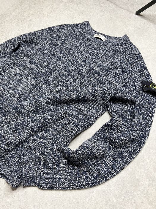 Свитер вязаный кофта Stone Island Винтаж оригинал размер M