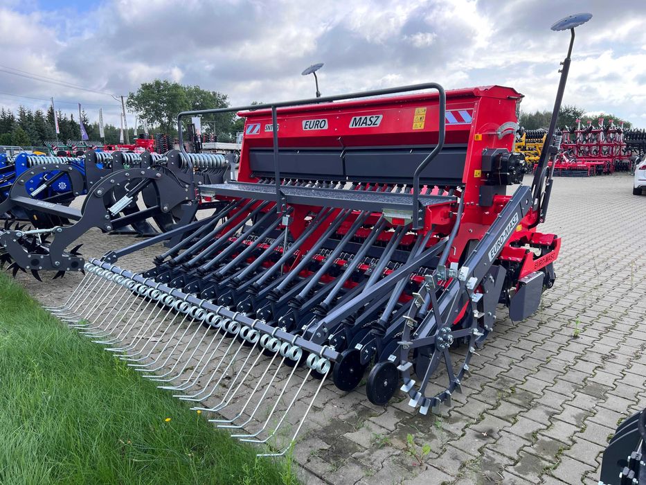 Siewnik Zbożowy Agregat Zestaw Uprawowo-Siewny EURO-MASZ 3m talerzowy