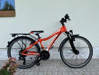 Rower WINORA - koła 24, aluminiowy, amor, prądnica w kole led