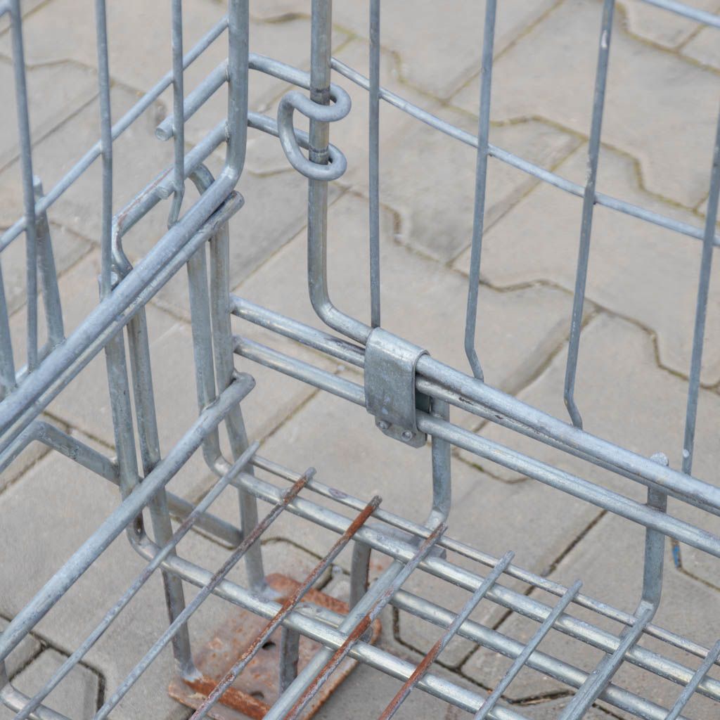 Pojemniki pojemnik siatkowy gitterbox KOSZ METALOWY składany
