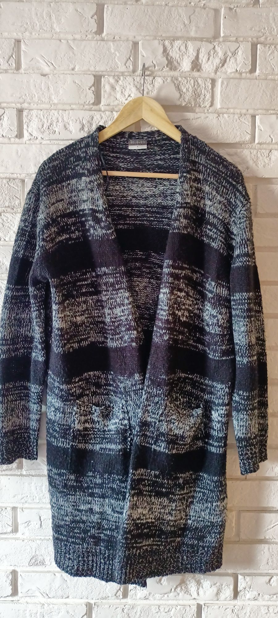Sweter Kardigan Dłuższy