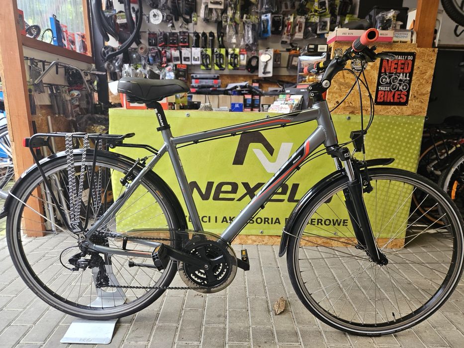 GIANT ARGENTO używany rower holenderski męski trekking