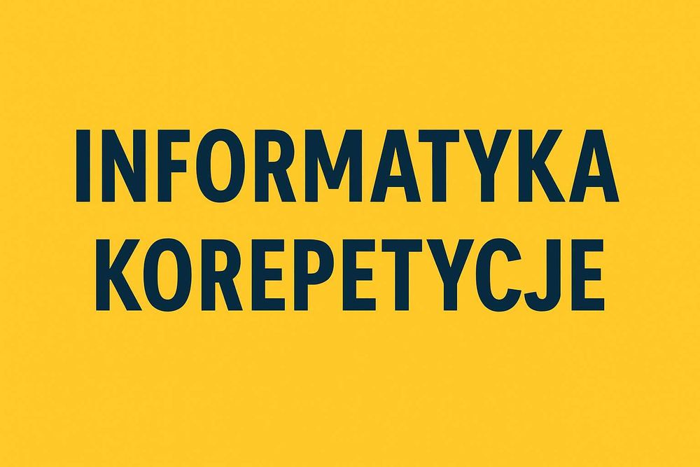 Korepetycje z informatyki – Excel, PowerPoint i nie tylko!