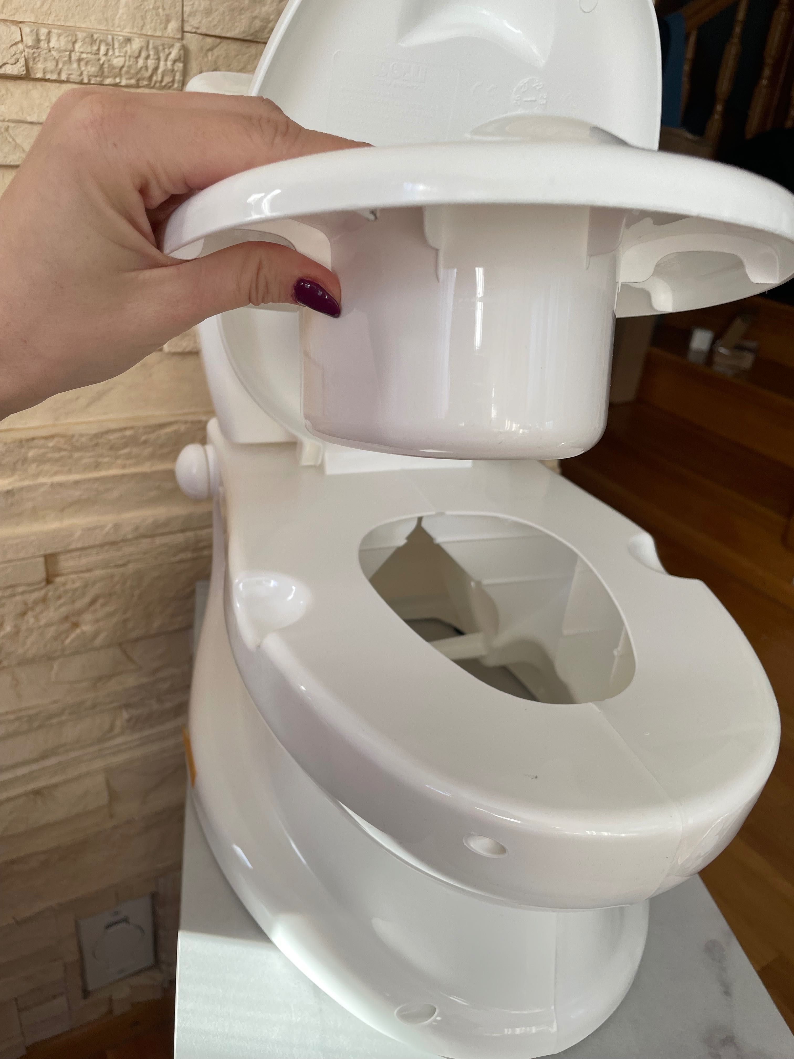Nocnik dziecięcy WC babyGO toaleta realistyczna
