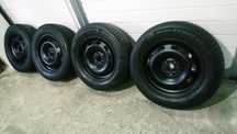 Felgi opony 15" 5x100 kołpaki skoda vw seat cena komplet