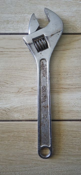 KLUCZ NASTAWNY szwedzki płaski 12" stary PRL antyk POLECAM