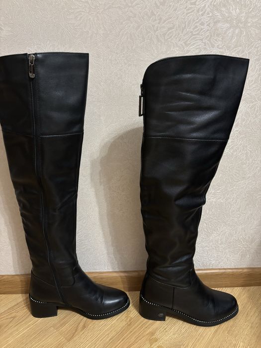 Жіночі зимові (єврозима) шкіряні чоботи