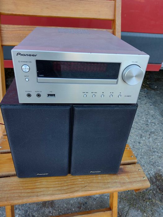 Mini wieża Pioneer z kolumnami