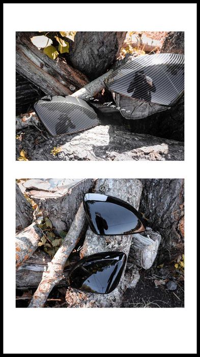 Capas de Espelhos em Look Carbono ou Preto (Audi A3 8v, S3, RS3)