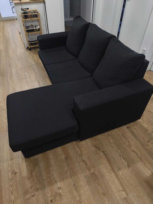 Sofá com Chaise Loungue Reversível