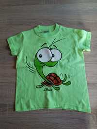 T-shirt dziecięcy zielony