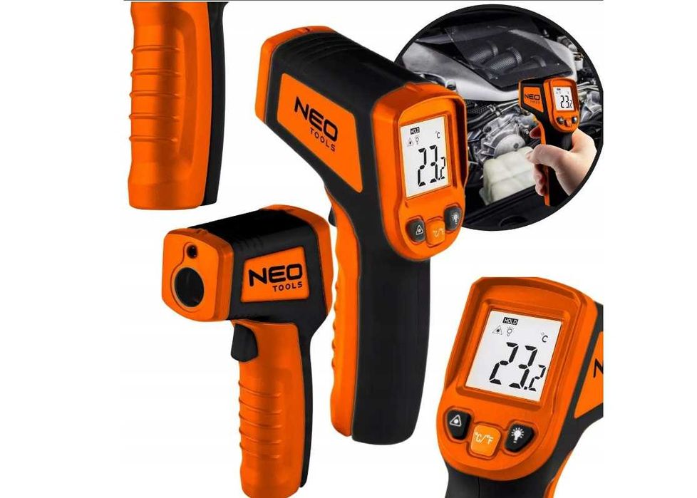 TERMOMETR bezkontaktowy PIROMETR -50 C 400 C 75-275 NEO 2587