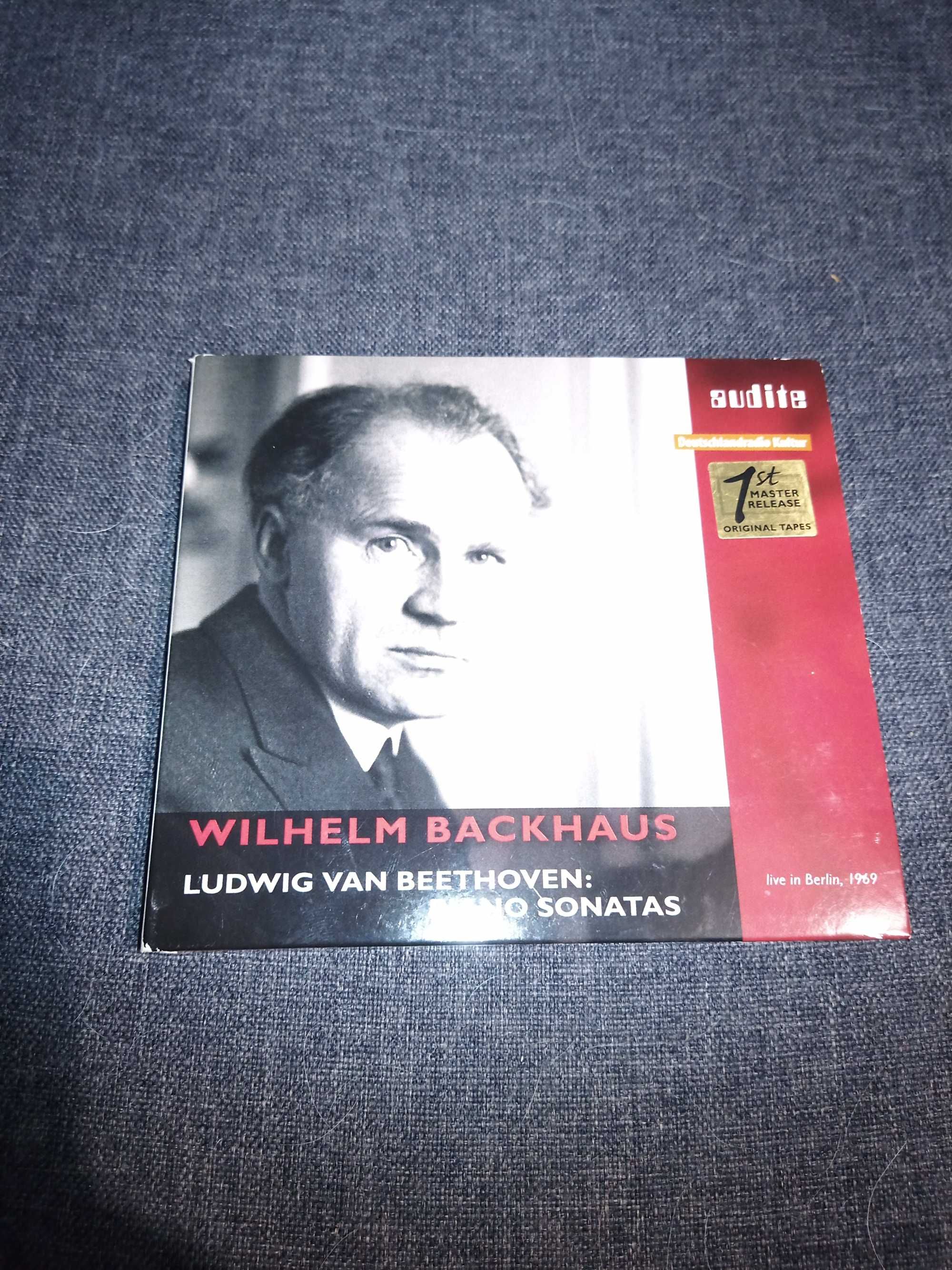 Sonaty na fortepian Beethovena: Wilhelm Backhaus - 2 cd. Audite