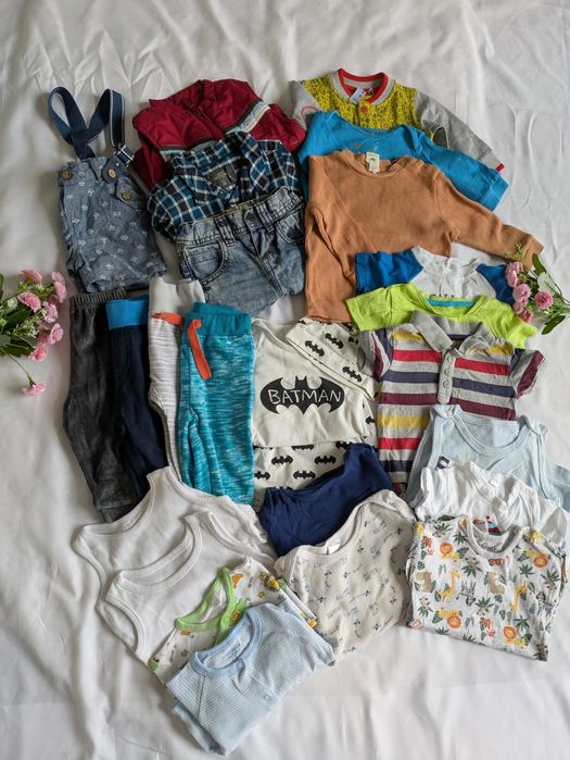 Mega paka ubranek dla chłopca Tanio 68