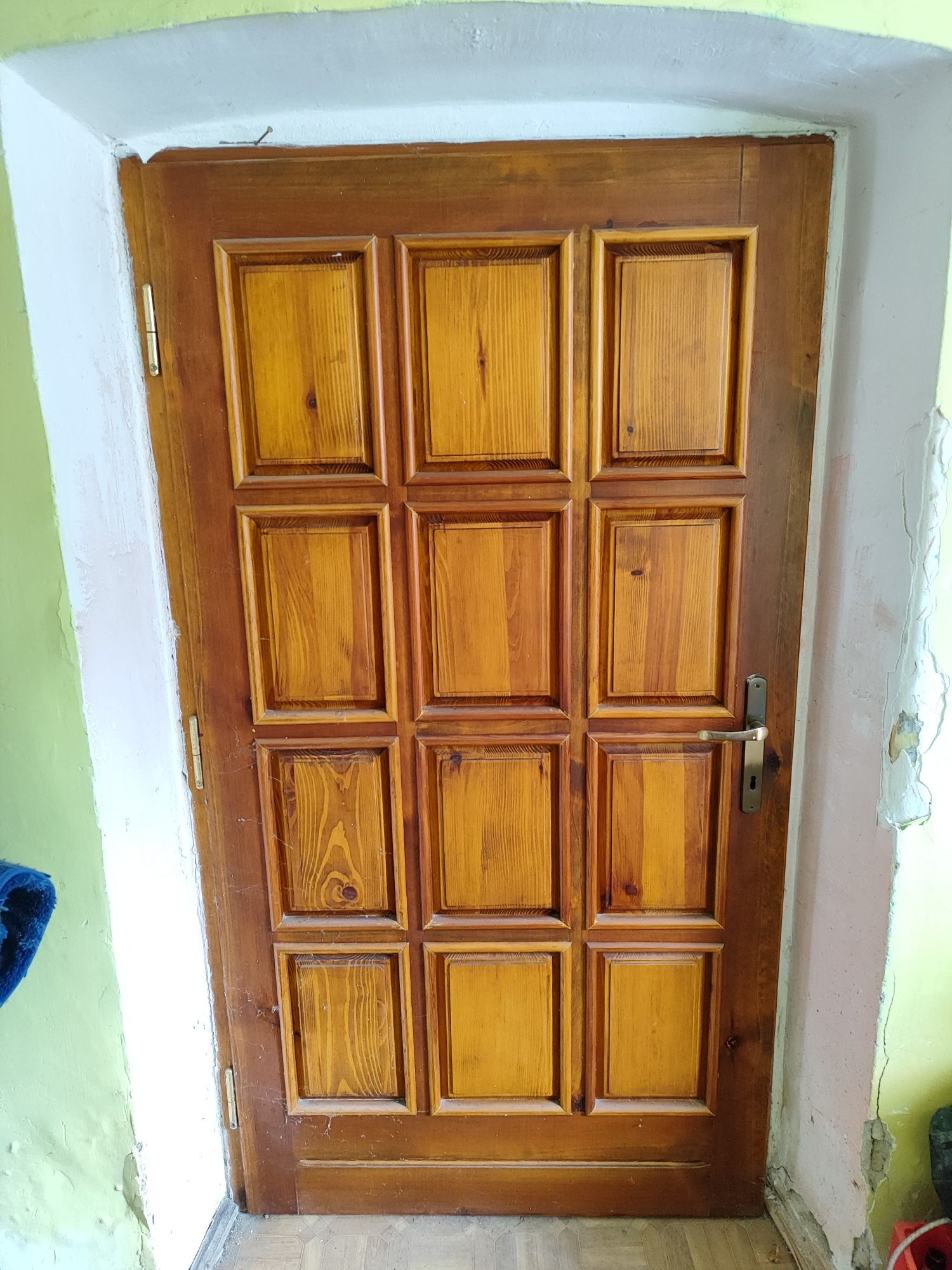 Drzwi drewniane wewnętrzne zabytkowe