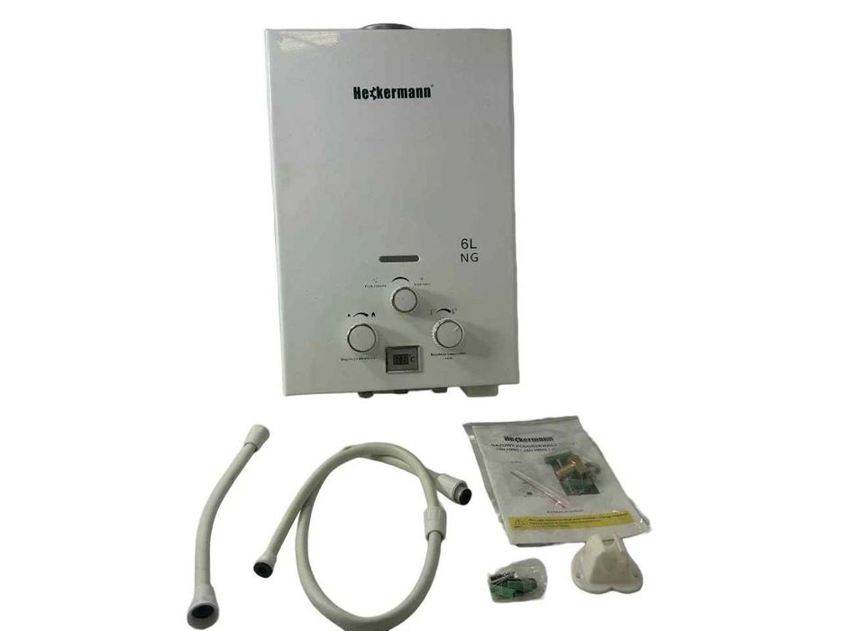 Gazowy podgrzewacz wody junkers 6l heckermann jsd-hb01