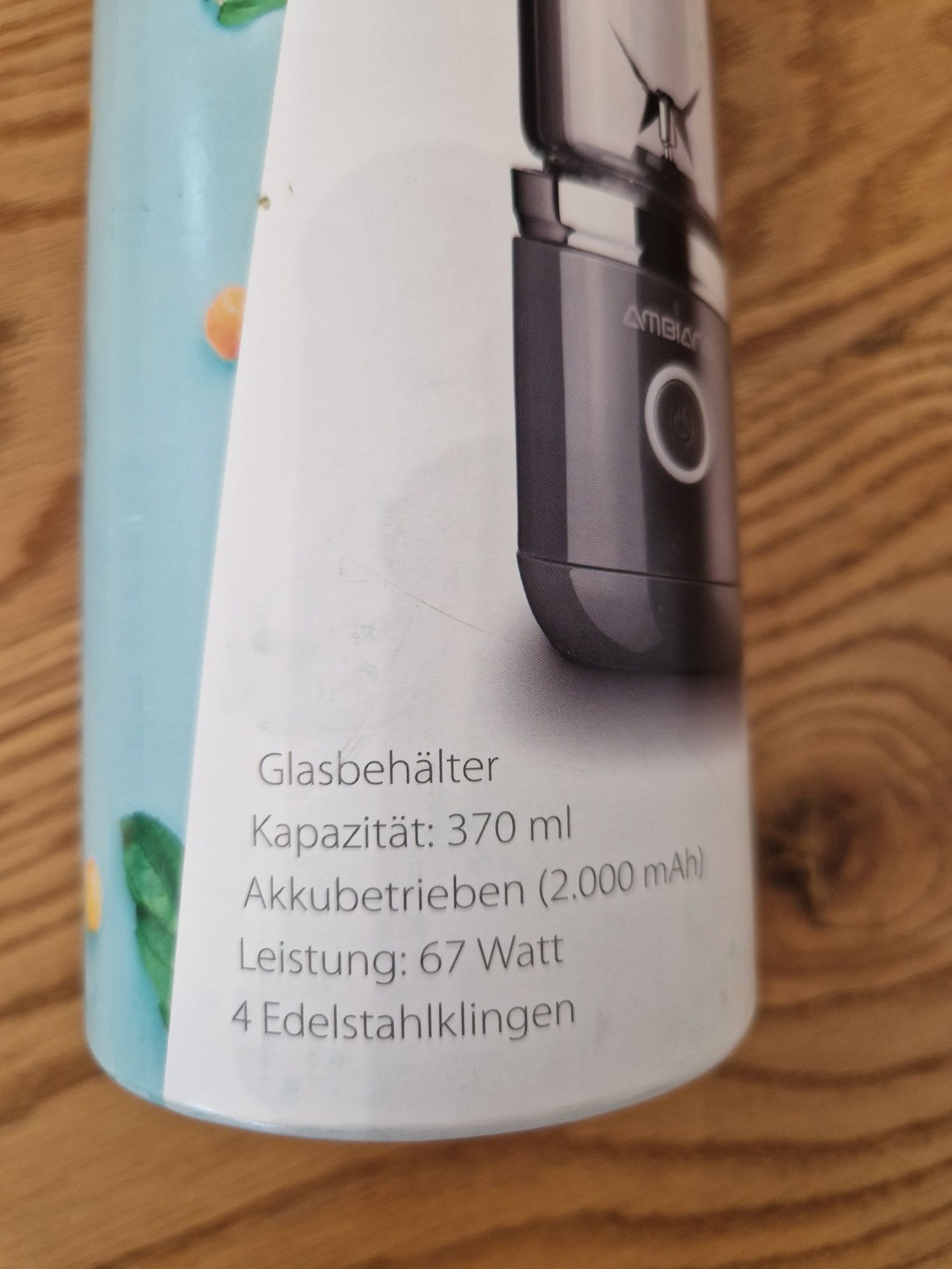 Blender przenośny akumulatorowy