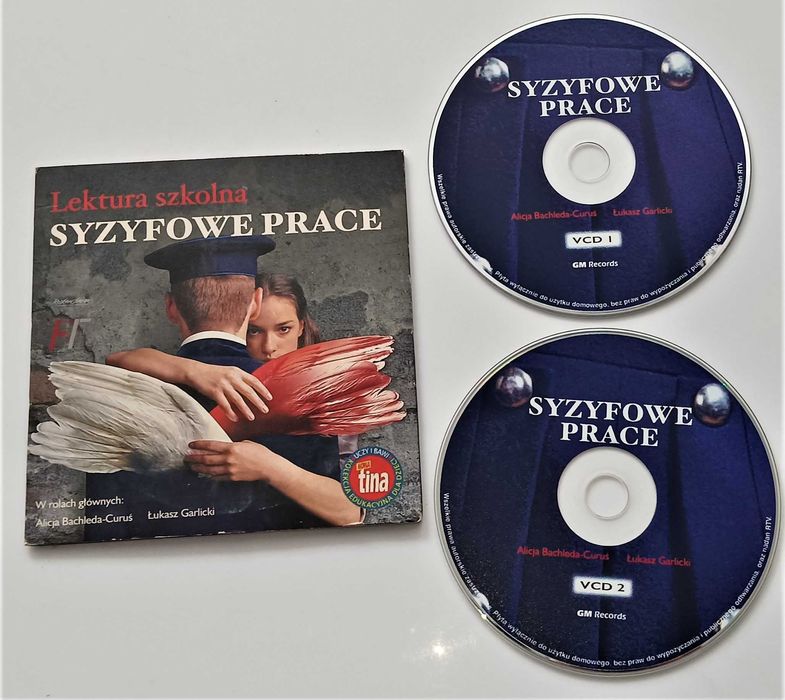 2 x płyta VCD Syzyfowe Prace Stefan Żeromski Lektura szkolna