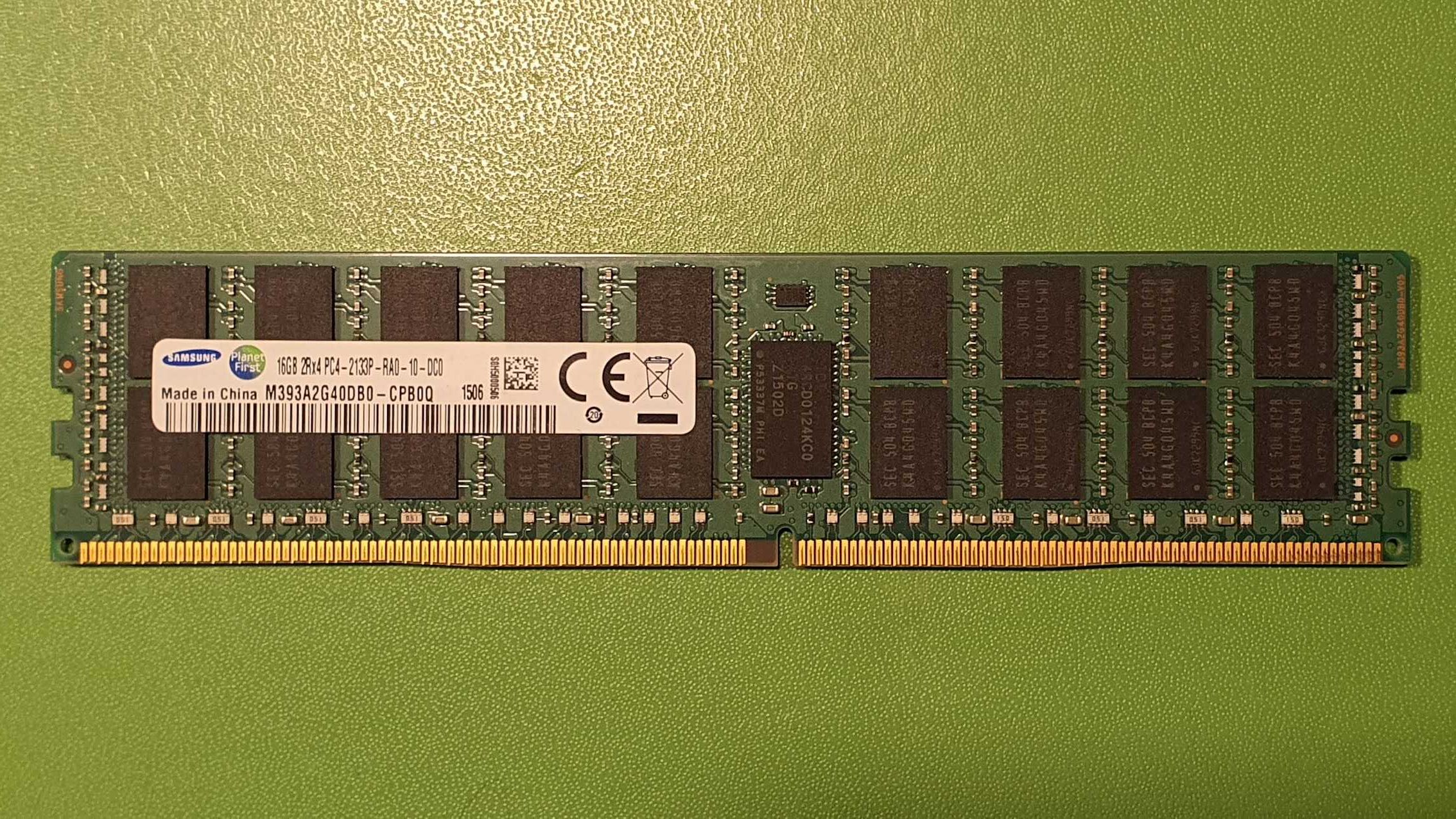 DIMM Memória Samsung 16GB DDR4 - ecc