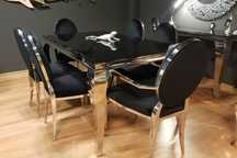Nowoczesny stół T-780 150x90 silver Glamour chromowany różne wymiary