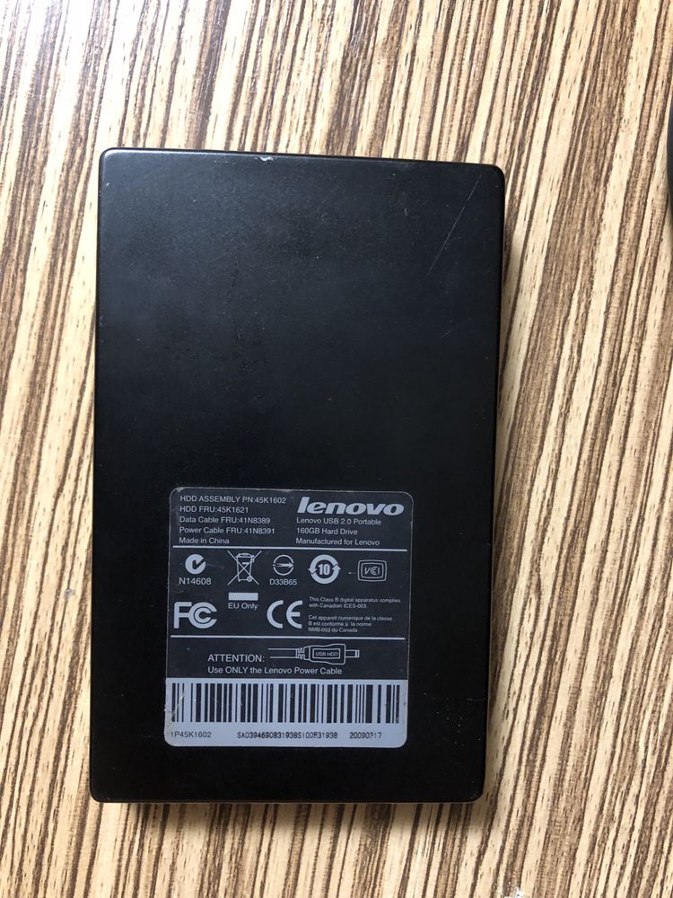 Продам зовнішній жорсткий диск 2,5ʼʼ на 1 Тб