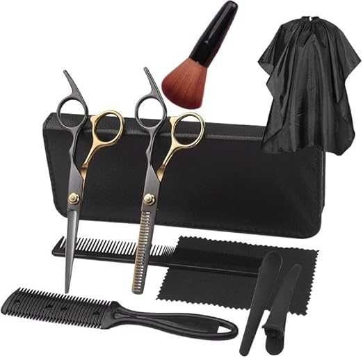 Zestaw profesjonalnych nożyczek do cięcia włosów