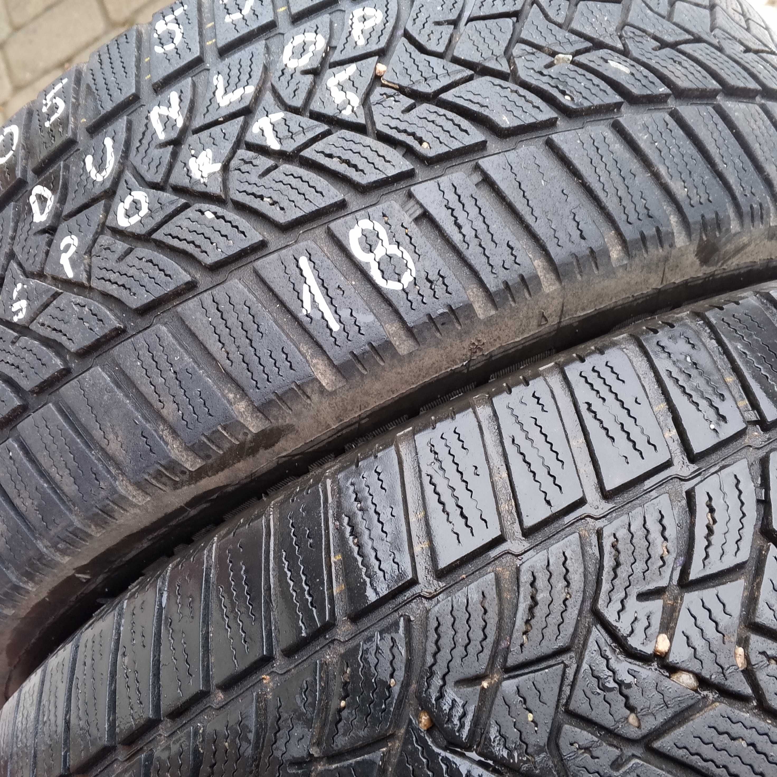 opony 2szt. 205/55/16 Dunlop WinterSport D5 ,  rok 2018