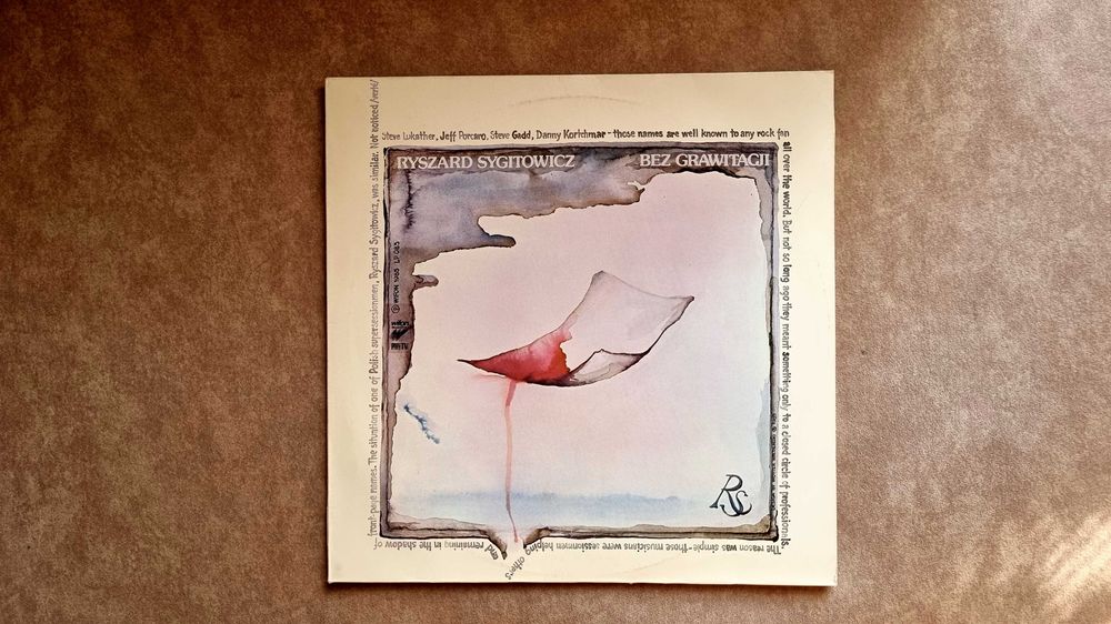 Ryszard Sygitowicz - pierwsze wydanie płyty winylowej Bez Grawitacji.