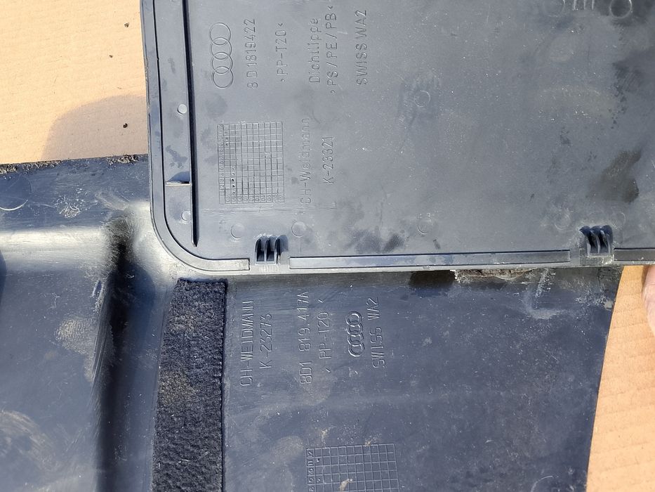 Podszybie osłona akumulatora Audi A4 B5 LIFT, 8D1 819.417A, 8D1819.422