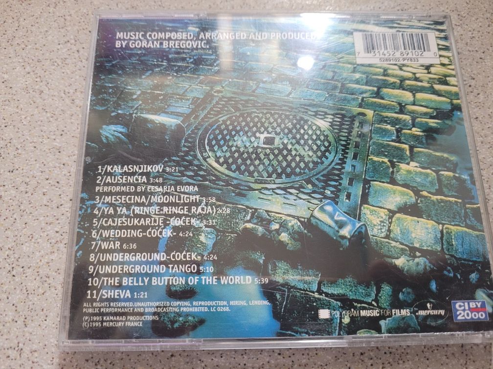 CD Underground Soundtrack 1995 Mercury France