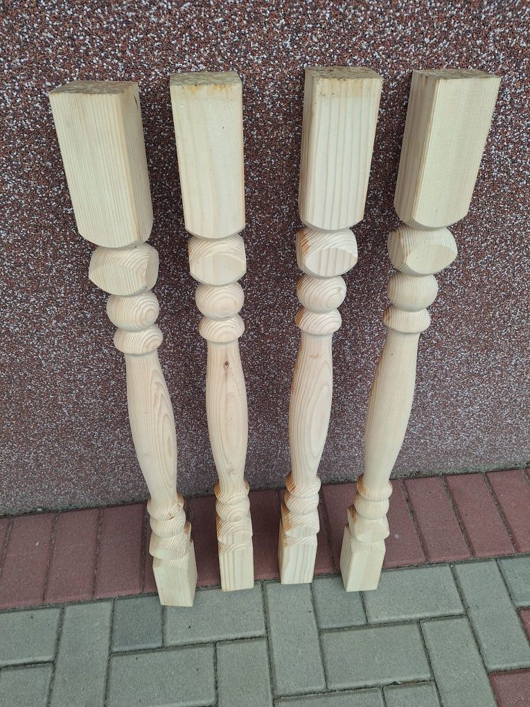 Nogi do stołu toczone