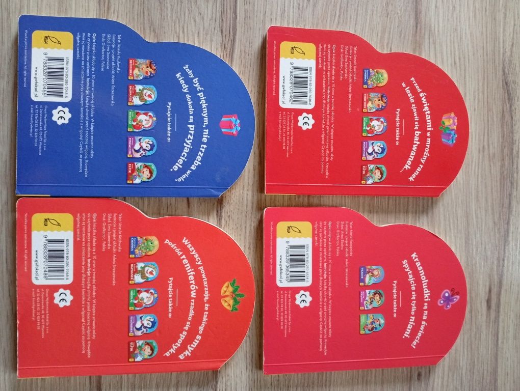 4 książeczki z wydawnictwa Wilga